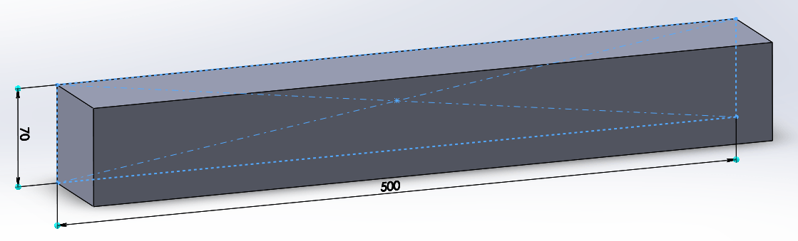 Размеры в SolidWorks