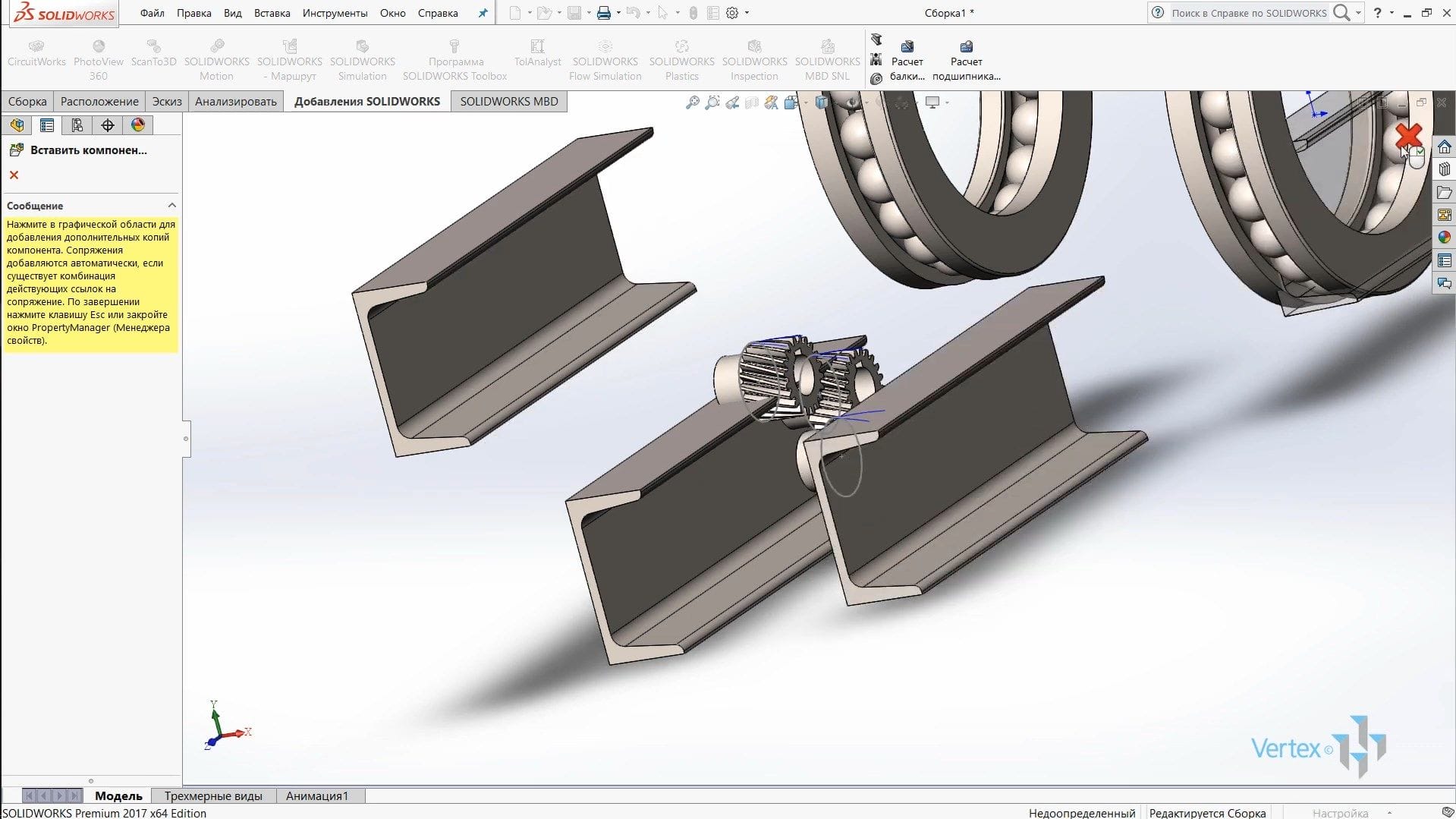 шкаф купе в solidworks