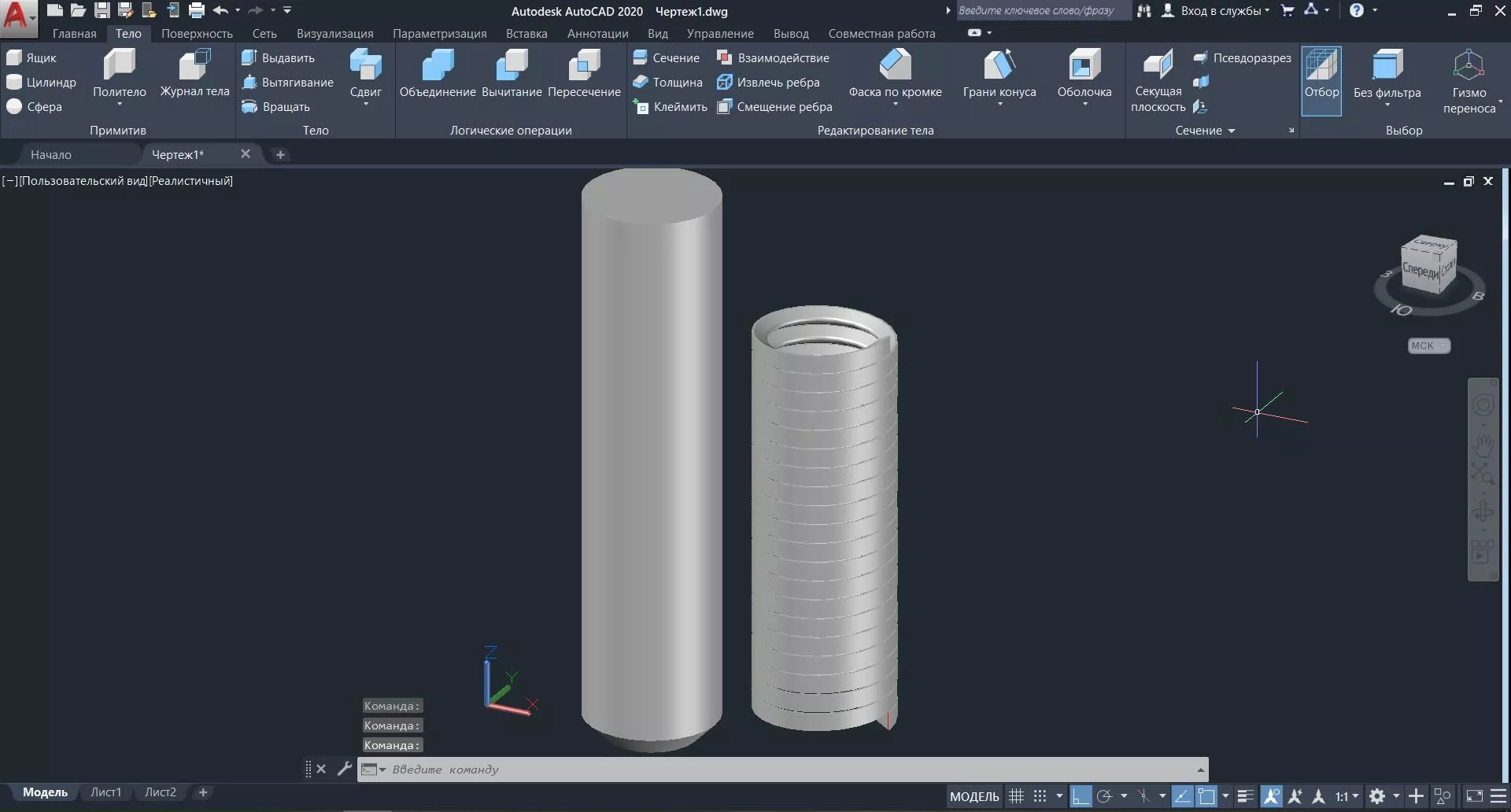 Как создать резьбу для 3D печати в Autodesk Inventor (threadModeler)